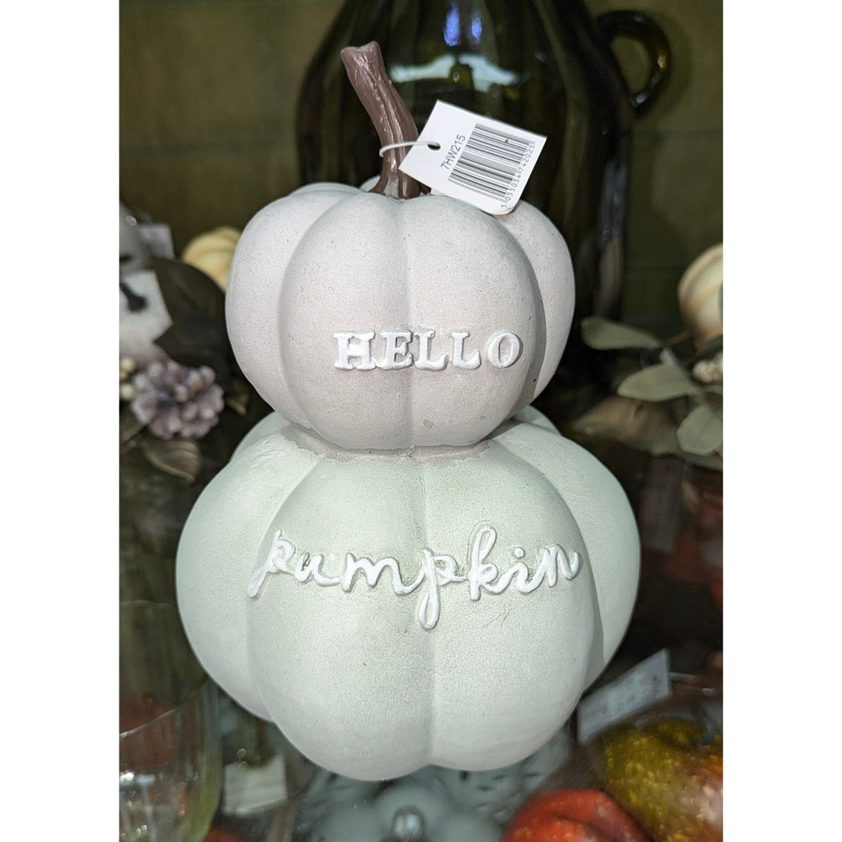 Richard Langs 'Hello Pumpkin' Stacked Pumpkin Ornament
