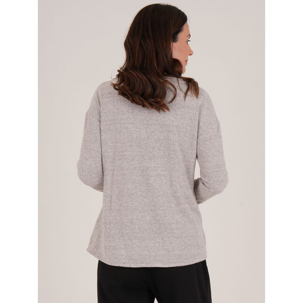 Tigi One Side Stripe Design Top - Grey