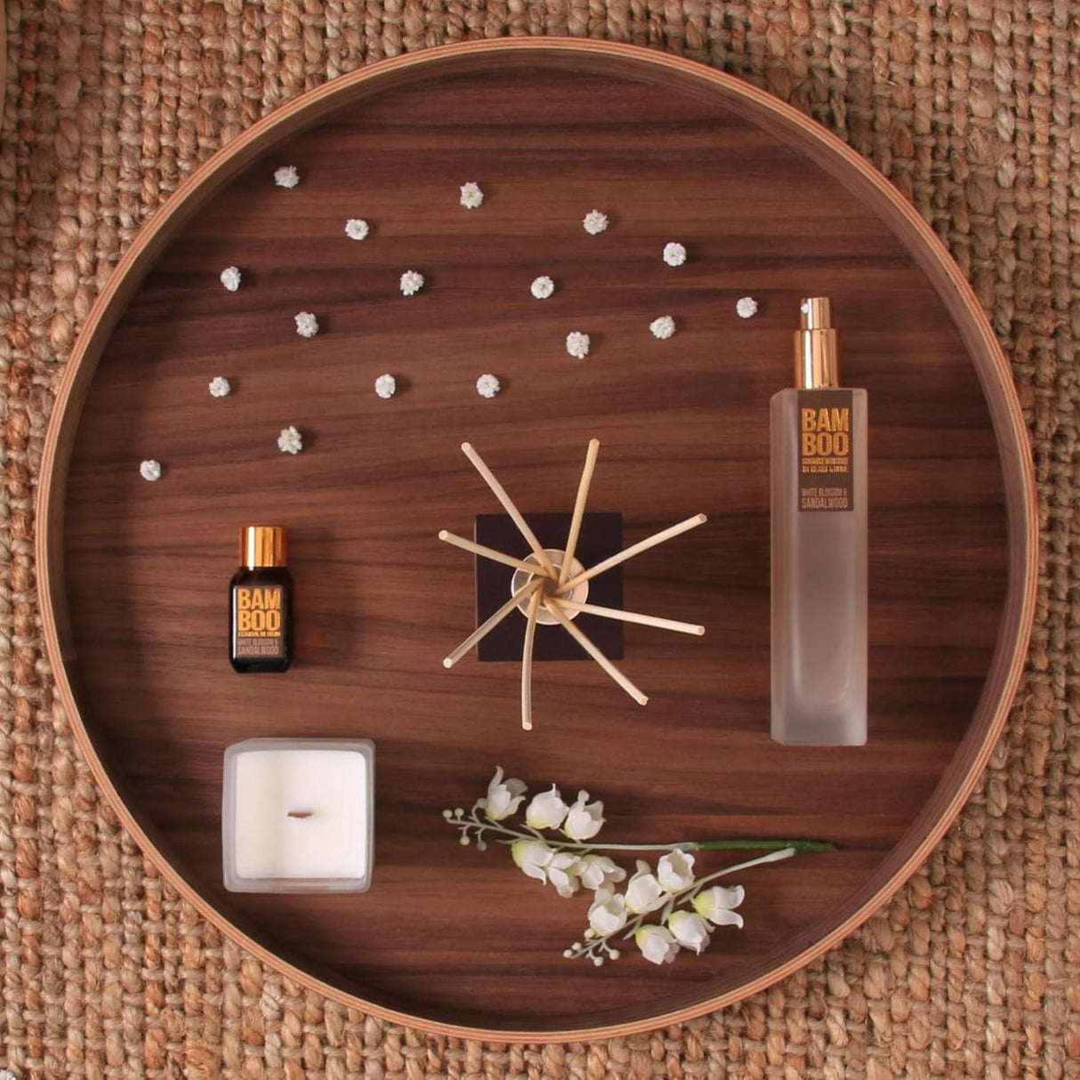 History & Heraldry Bamboo 70ml White Blossom & Sandalwood Reed Diffuser