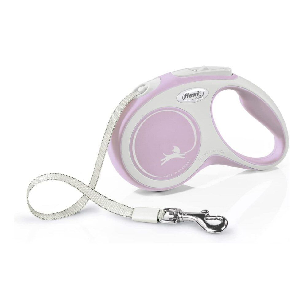 Flexi 5m Small Rose Comfort Tape Retractable Dog Lead