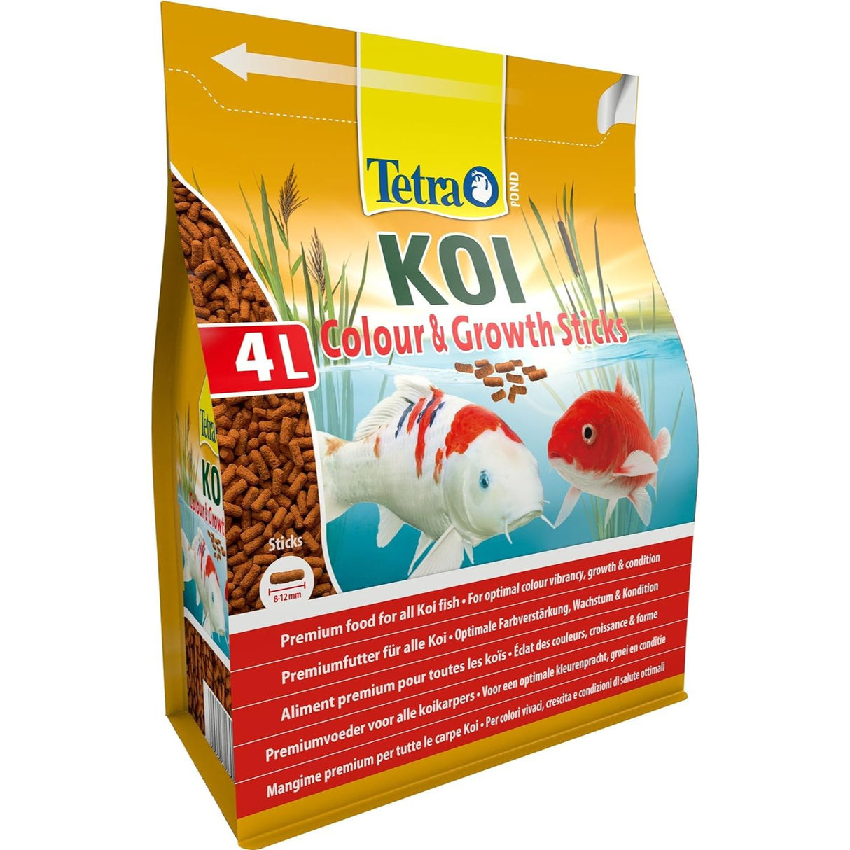 Tetra 200g Koi Sticks Colour & Growth 4L