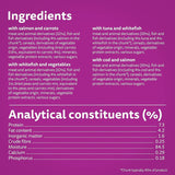 Whiskas 12 x 85g Catch of the Day 1+ Adult Wet Cat Food Pouches in Gravy