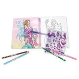 Depesche TopModel Colouring Book with Sequins Fairy Love