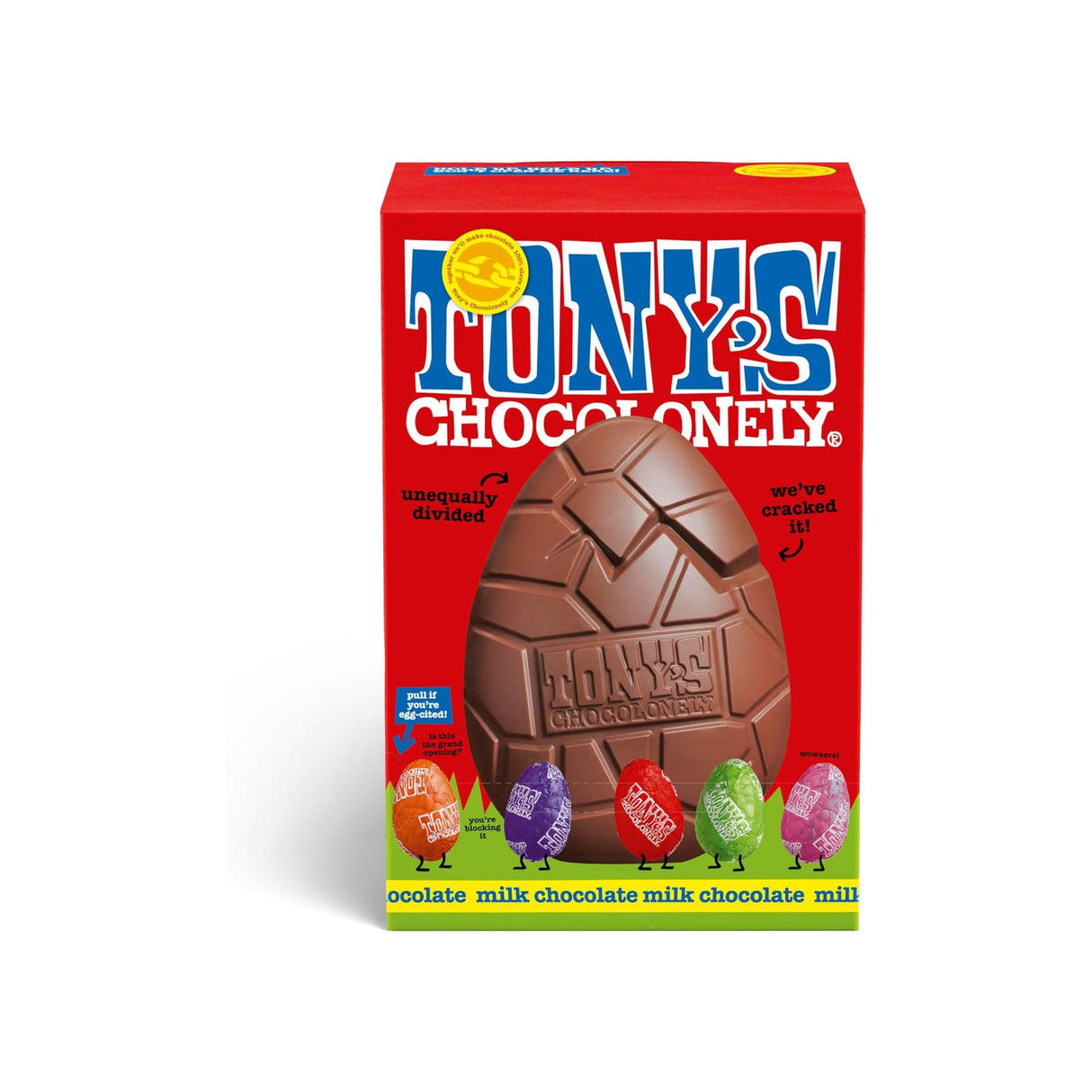 Tonys 242g Milk Chocolate Egg and Mini Eggs