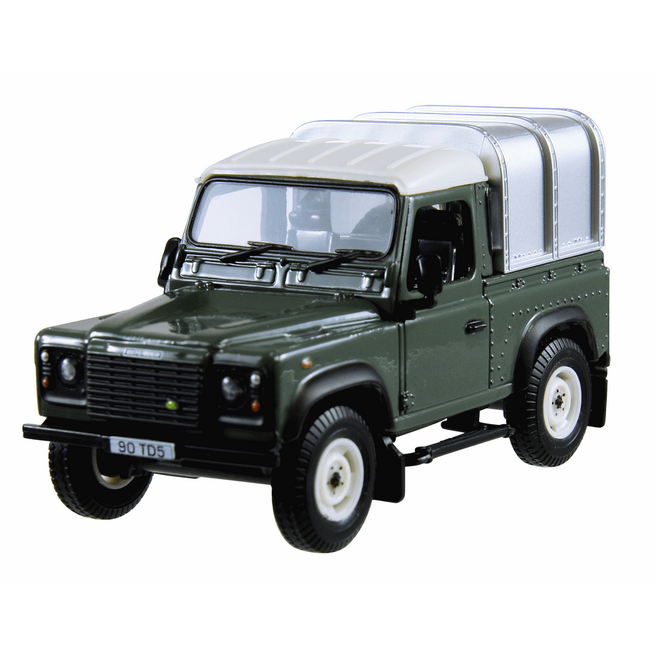 Britain s Land Rover Defender 90 with Canopy Old Railway Line