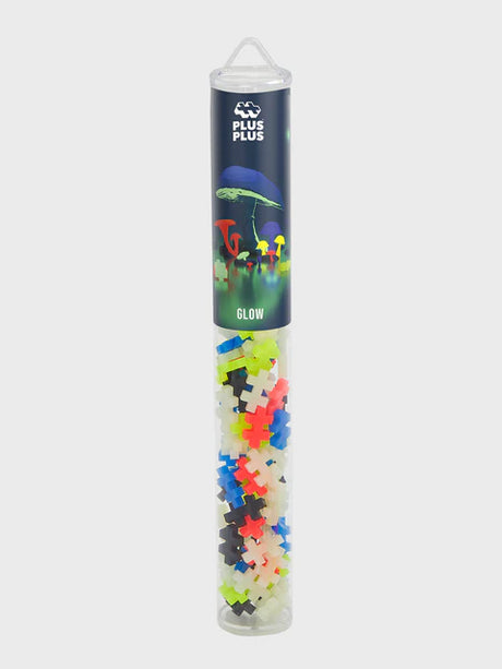 Plus-Plus Glow Colour Mix Tube (100 Piece)