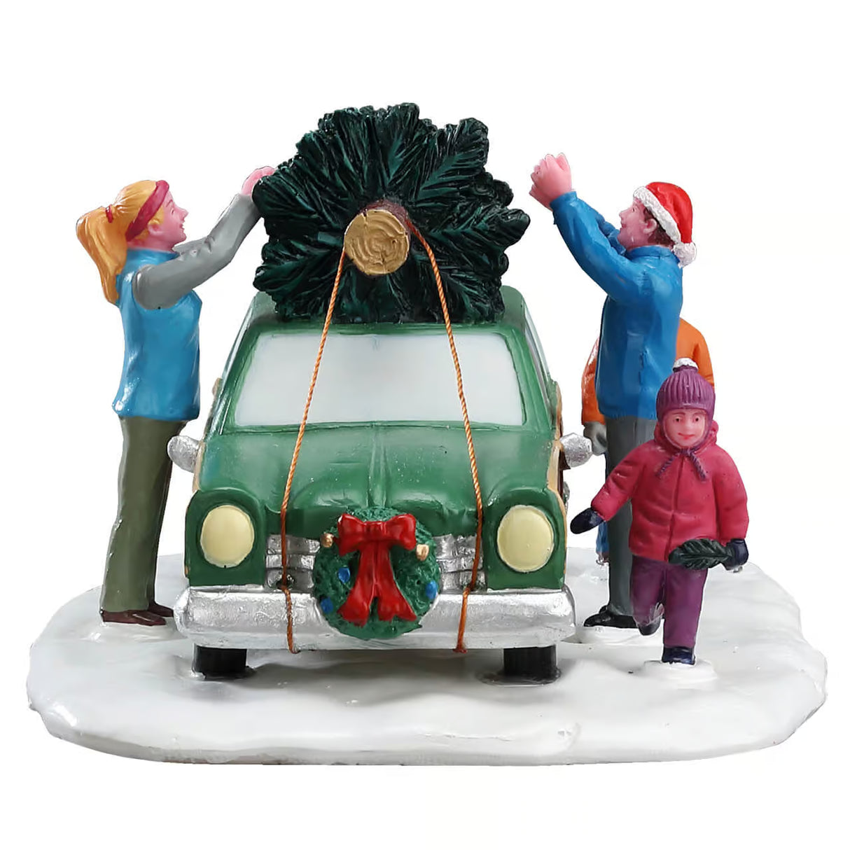 Lemax Jukebox Junction 14.1cm Christmas Tree Transport Village Figurines - 43081