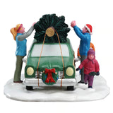 Lemax Jukebox Junction 14.1cm Christmas Tree Transport Village Figurines - 43081