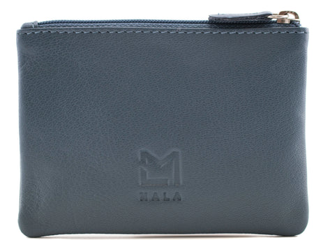 Mala Leather 12cm Navy Sakura Soft  Floral Coin Purse - 4319 28