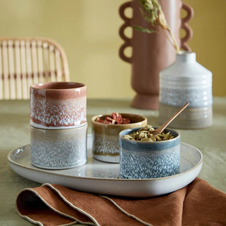 Denby 8.5cm Kiln Accents Taupe Small Round Pot