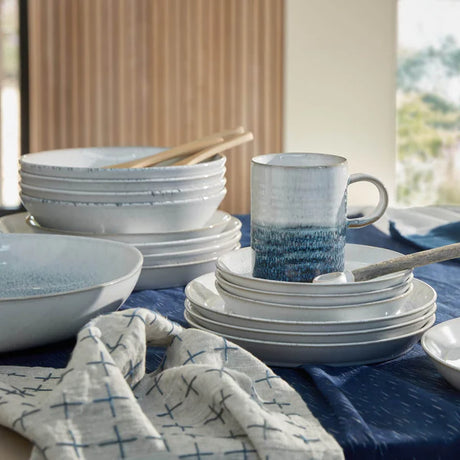 Denby 410ml Kiln Ridged Mug - Blue