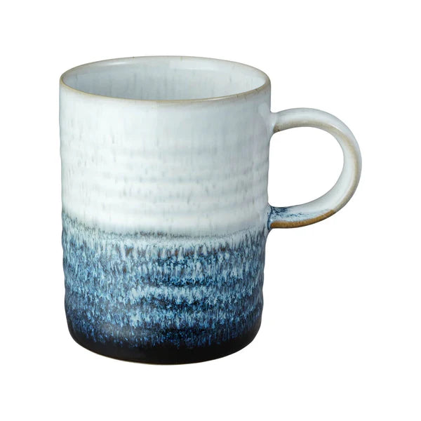 Denby 410ml Kiln Ridged Mug - Blue
