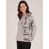 Tigi One Side Stripe Design Top - Grey