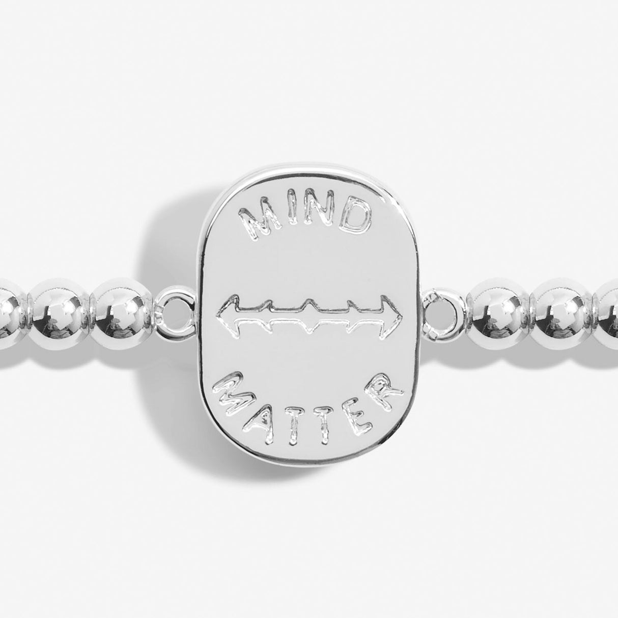 Joma Jewellery Silver A Little 'Mind Over Matter' Bracelet