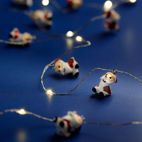 Lumineo Warm White Micro LED Christmas Character String Wire Lights (Choice of 4)