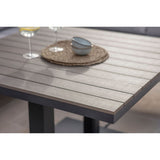 Bramblecrest Fawn Zurich Corner Sofa with Square Piston Adjustable Table & 2 Benches - X24AZRCDS2