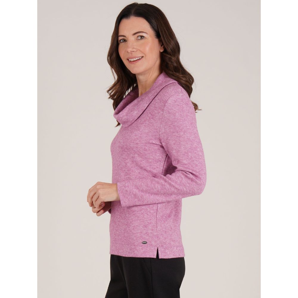 Tigi Cowl Neck Jumper - Pink