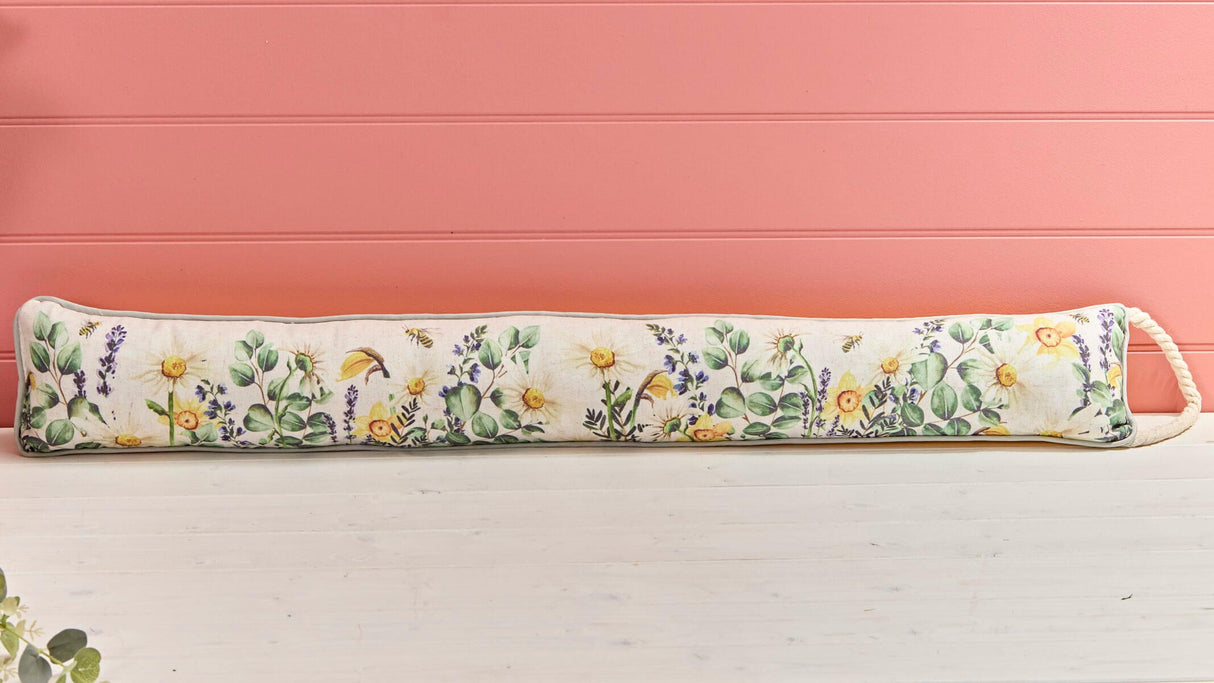 Richard Langs Floral Draught Excluder with Handle - 4FD321