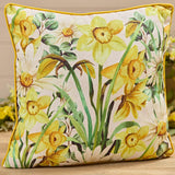 Richard Langs All Over Print Daffodil Cushion - 4FD322