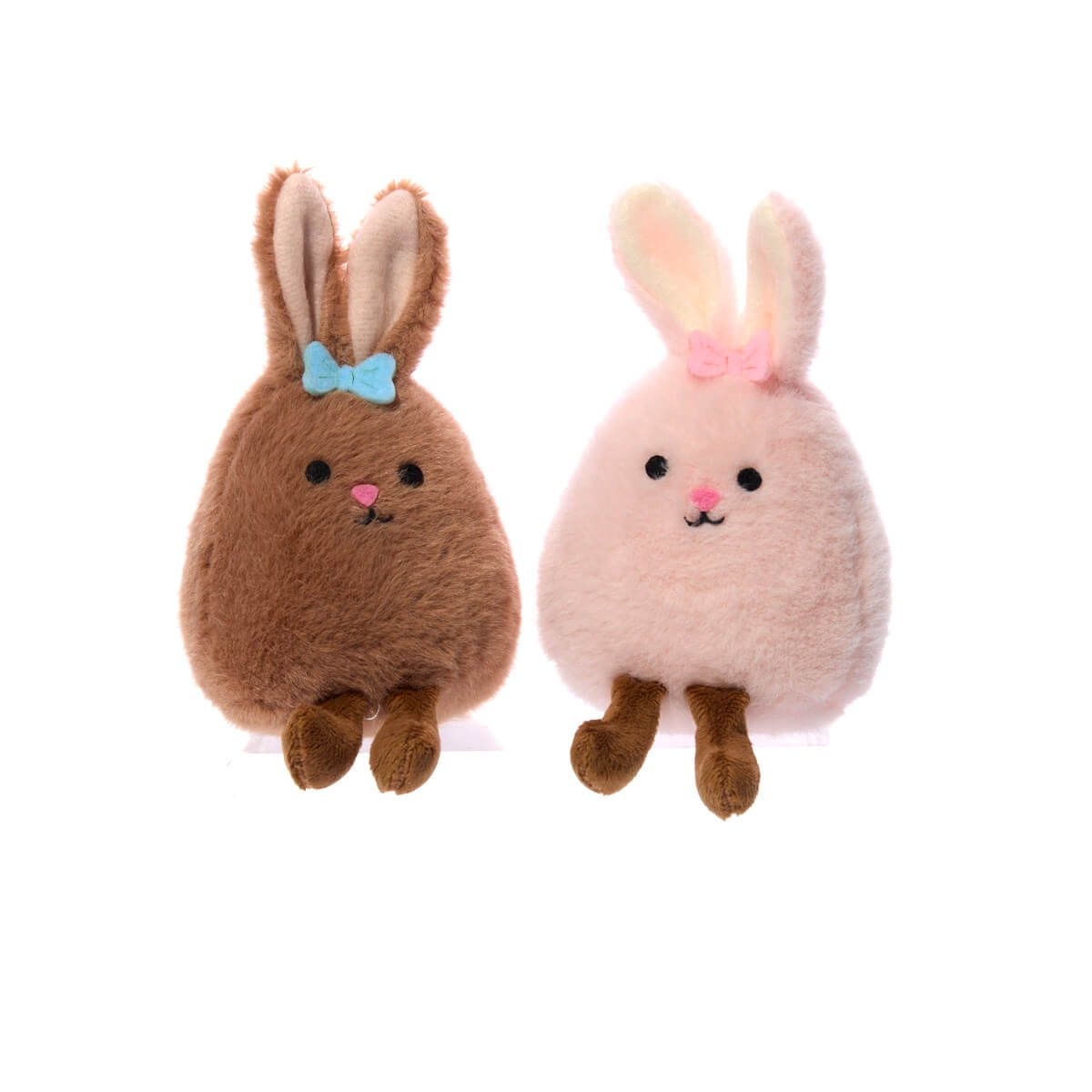 Richard Langs Plush Bunny Shelf Sitter (Choice of 2) - 4HO154