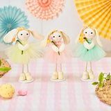 Richard Langs Bunny Floppy Ears Holding a Flower Ornament - 4HO163