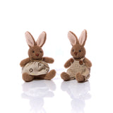 Richard Langs Dressed Bunny Sitting Ornament (Choice of 2) - 4RY103