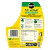 Miracle-Gro All Purpose Concentrated Liquid Plant Food 2.5L