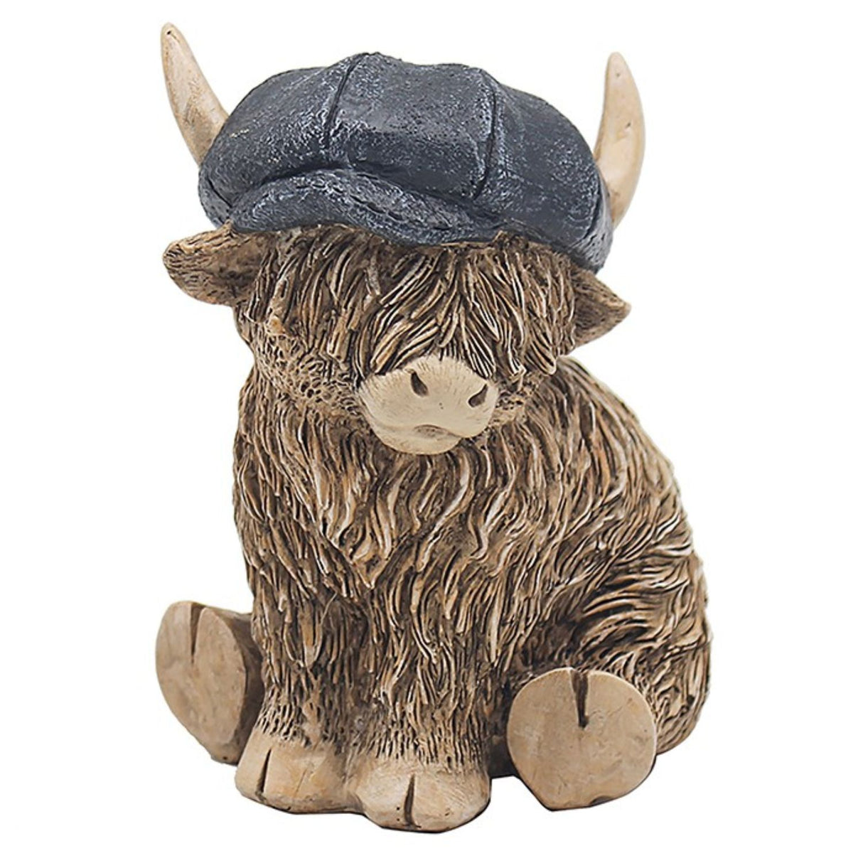 Joe Davies 10cm Happy Highland Cow Flat Cap