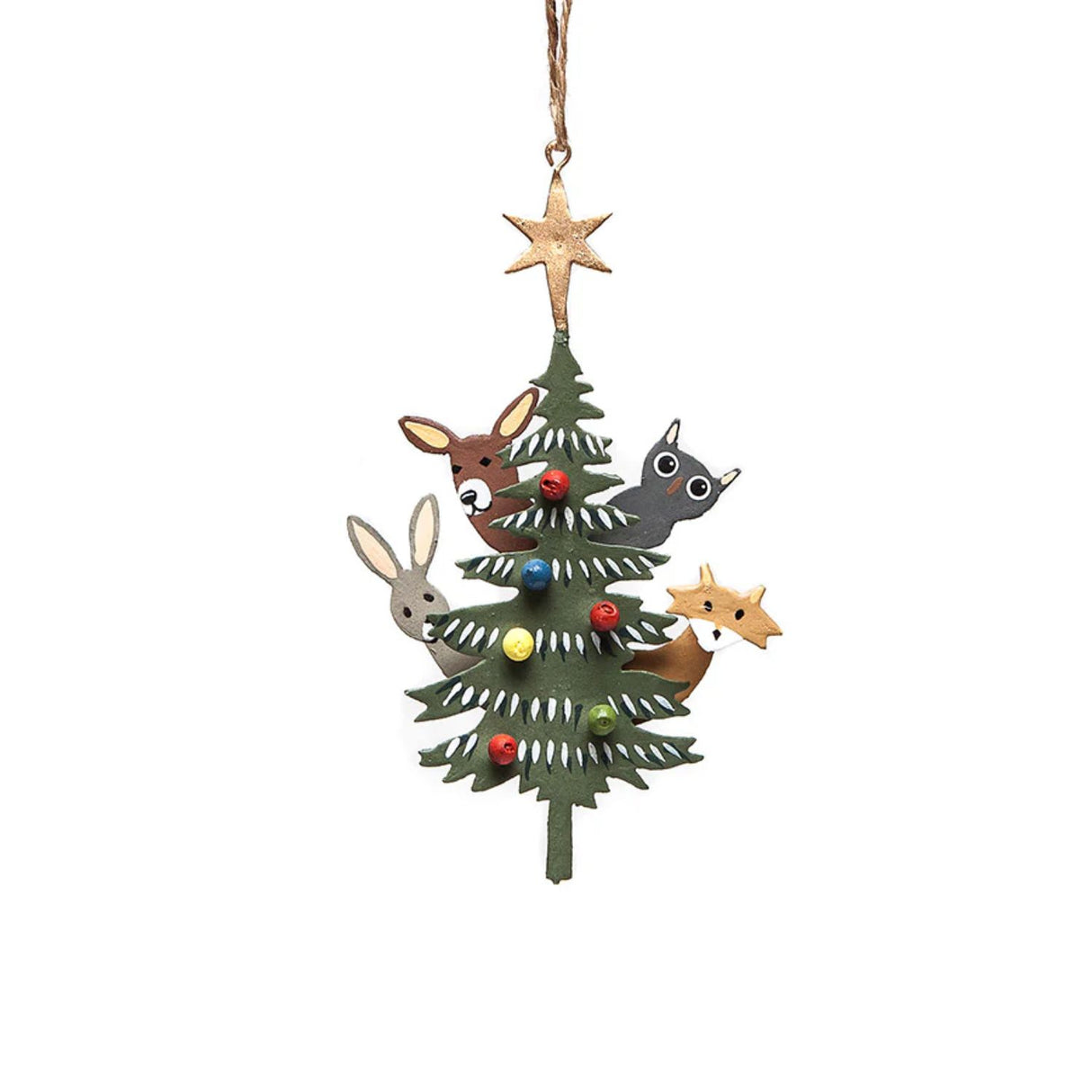 Shoeless Joe Christmas Peek-a-Boo Hanging Decoration