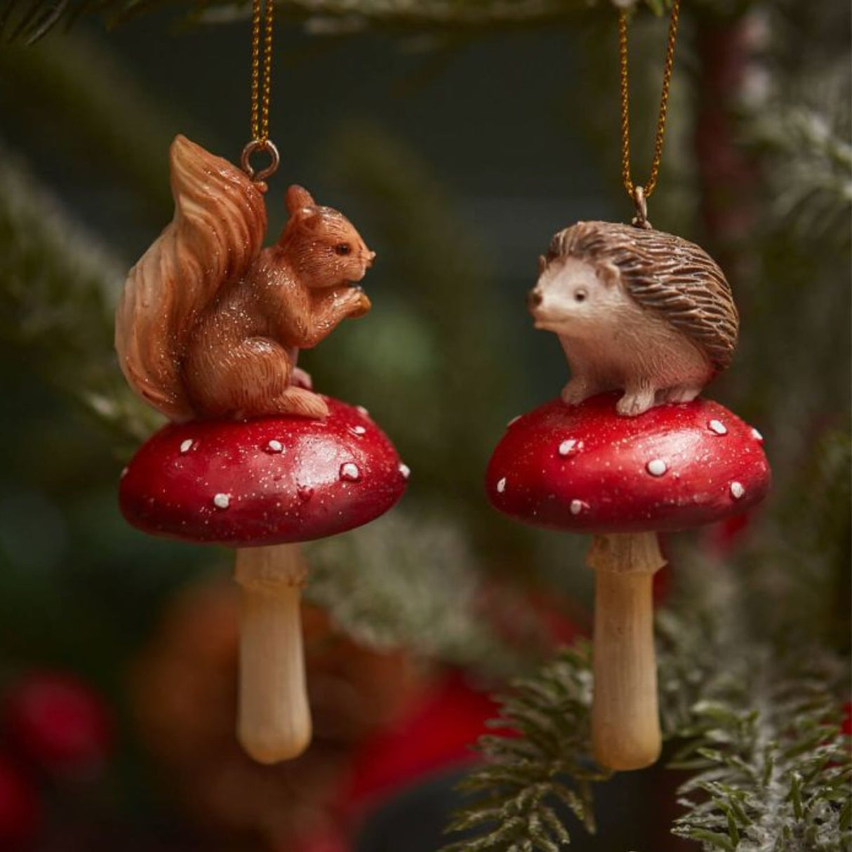 Richard Langs Christmas Squirrel/Hedgehog Hanger (Choice of 2)
