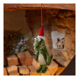 Three Kings Green Festive Dino Pendant