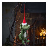 Three Kings Green Festive Dino Pendant