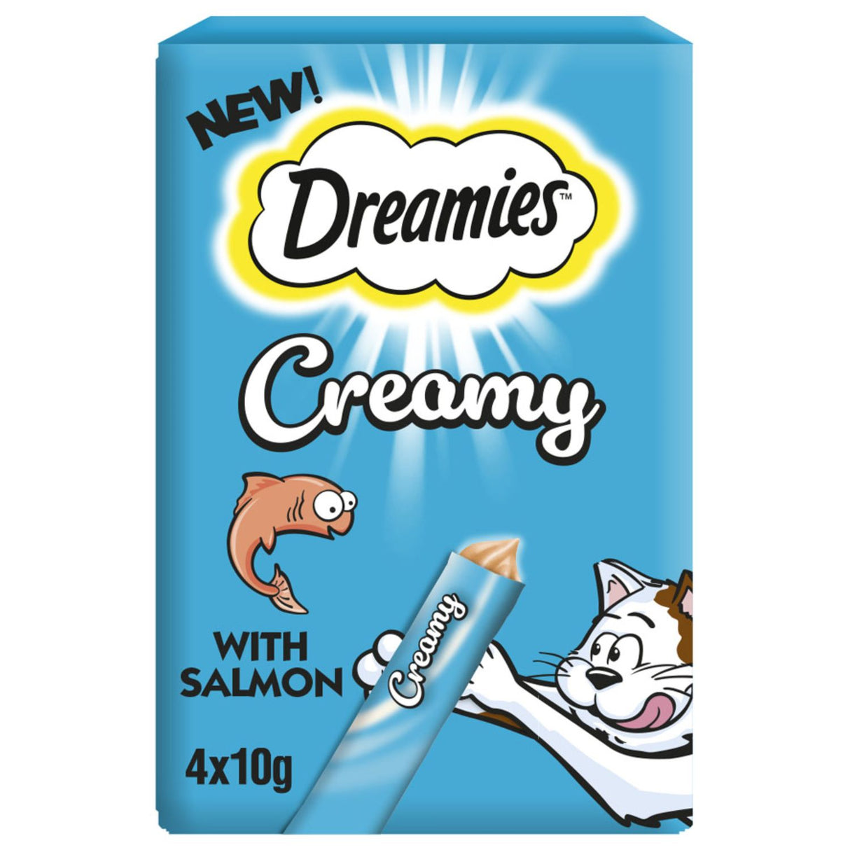 Dreamies 40g Creamy Salmon Cat Treats
