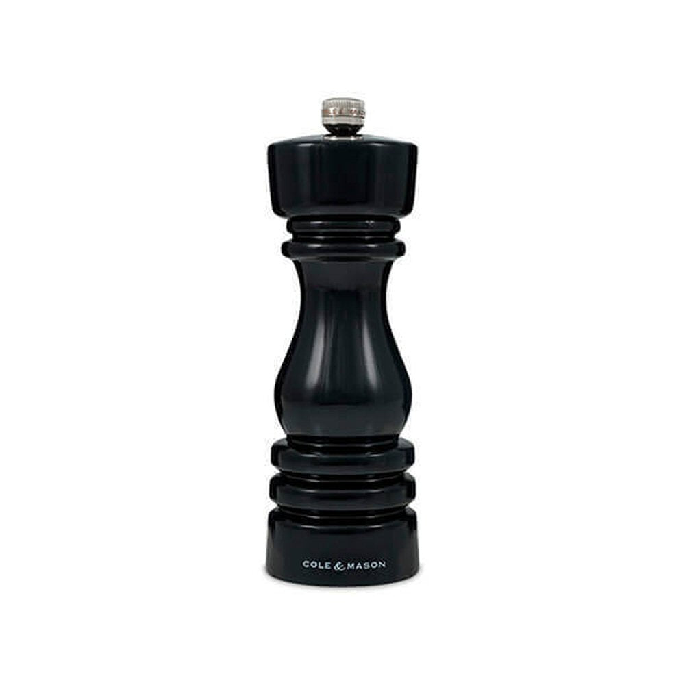 Cole & Mason 18cm Black Gloss London Pepper Mill