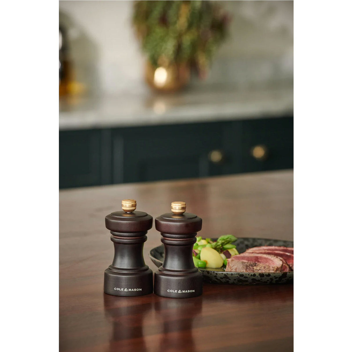 Cole & Mason 10cm Dark Chocolate Hoxton Pepper Mill