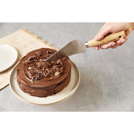 Culinare Naturals Sustainable Bamboo/Stainless Steel Cake Server