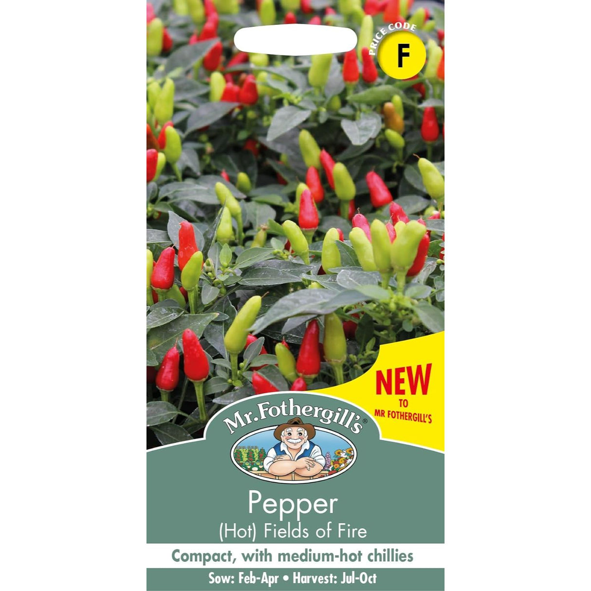 Mr Fothergill's Pepper (Hot) Fields of Fire Seeds