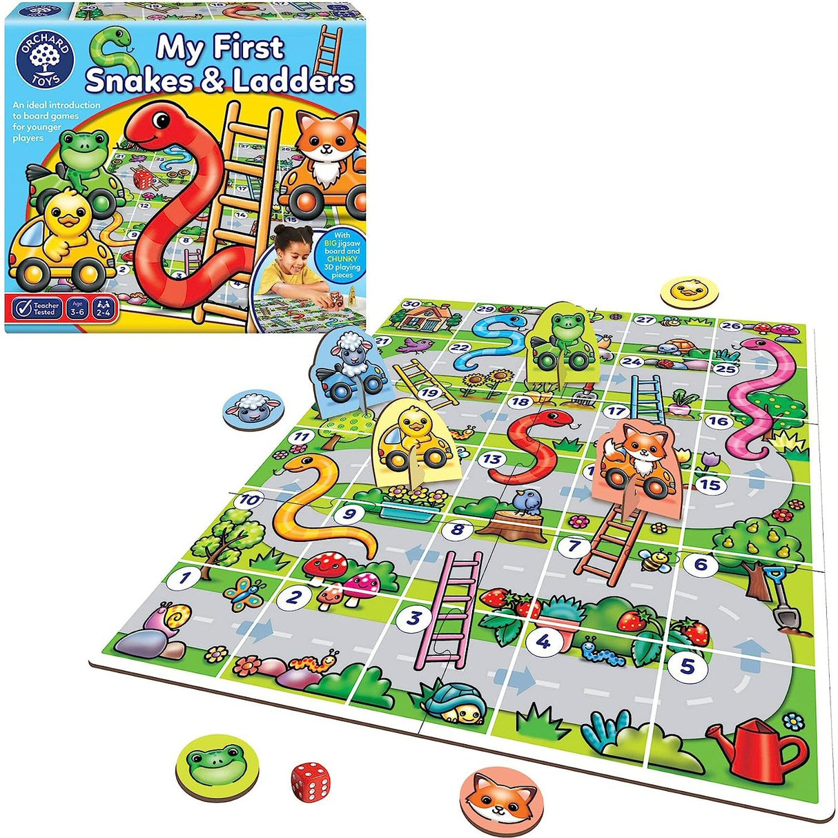 Orchard Toys My First Snakes & Ladders