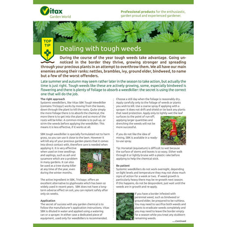 Vitax 1L SBK Systemic Weed killer