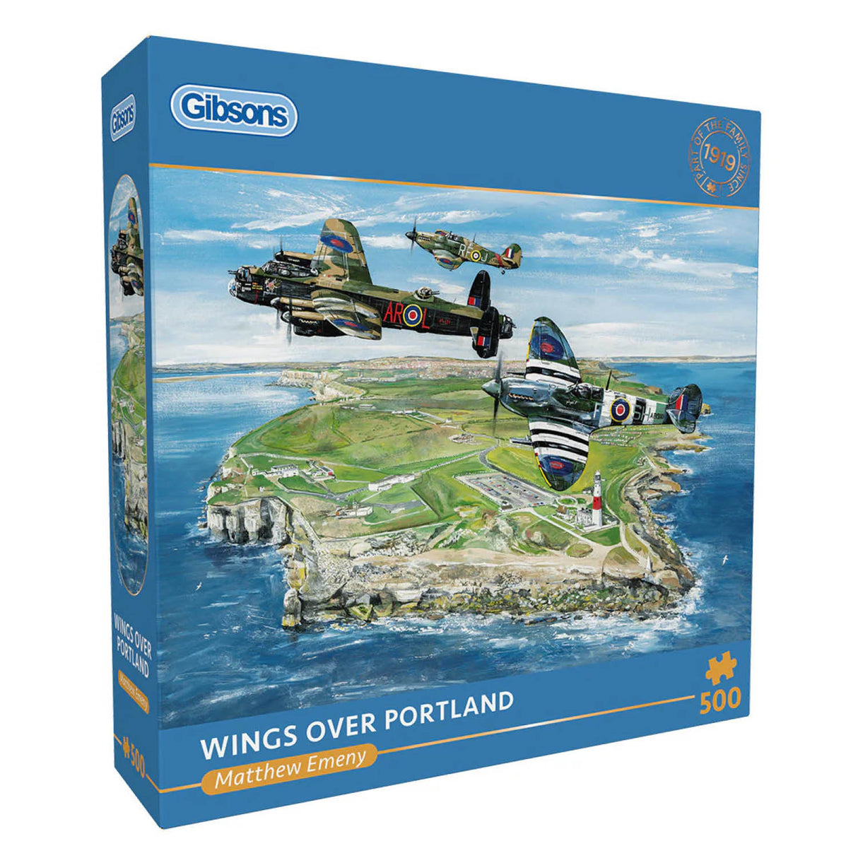 Gibsons Games 500 Piece Wings Over Portland Jigsaw Puzzle