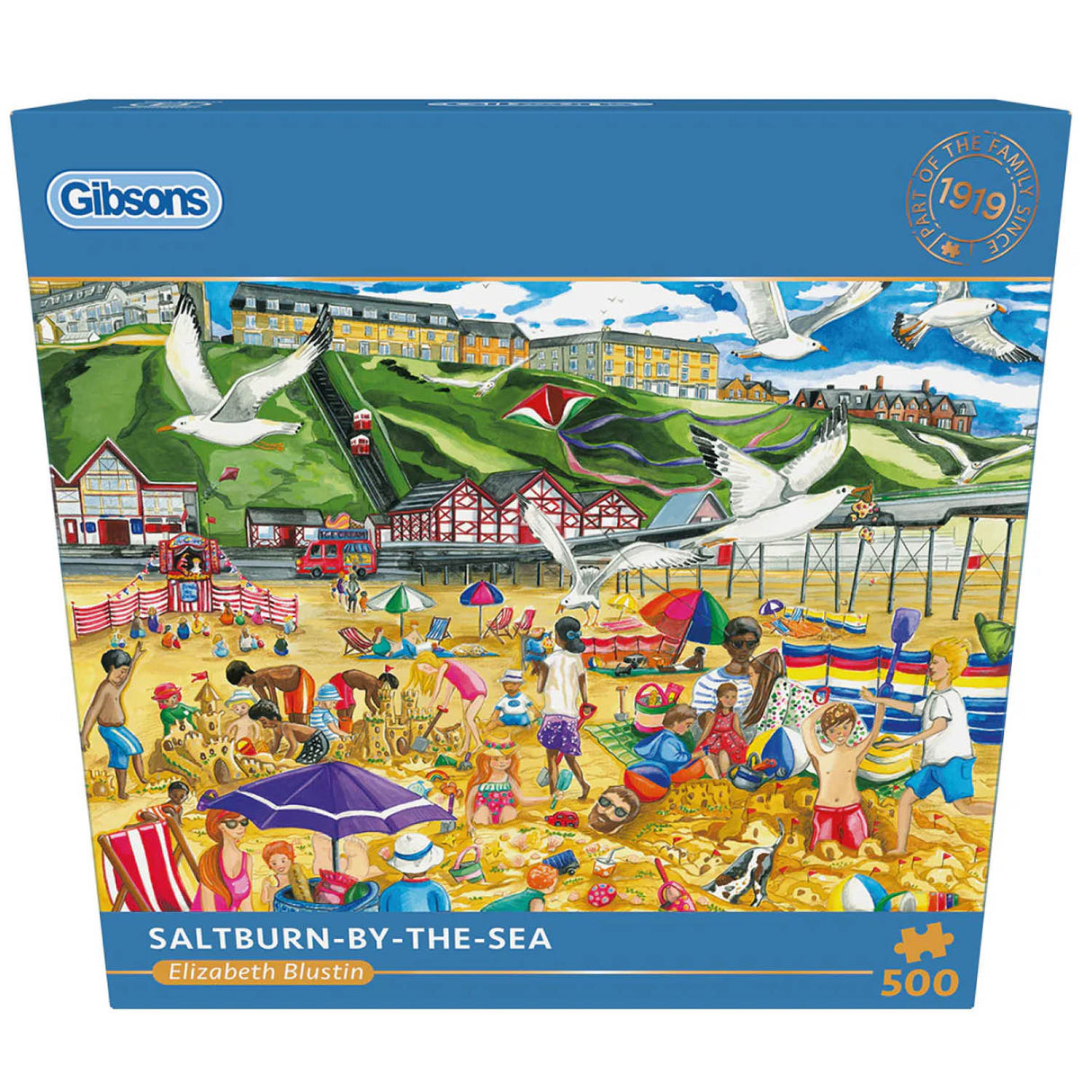 Gibsons Games 500 Piece Saltburn-By-The-Sea Jigsaw Puzzle