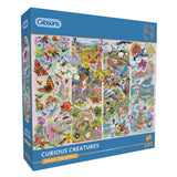 Gibsons Games 500 Piece Curious Creatures Jigsaw Puzzle