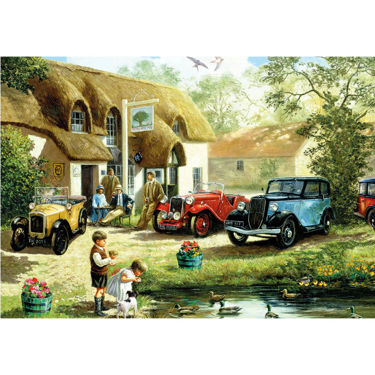 Gibsons Games 500 Piece Feeding The Ducks Jigsaw Puzzle