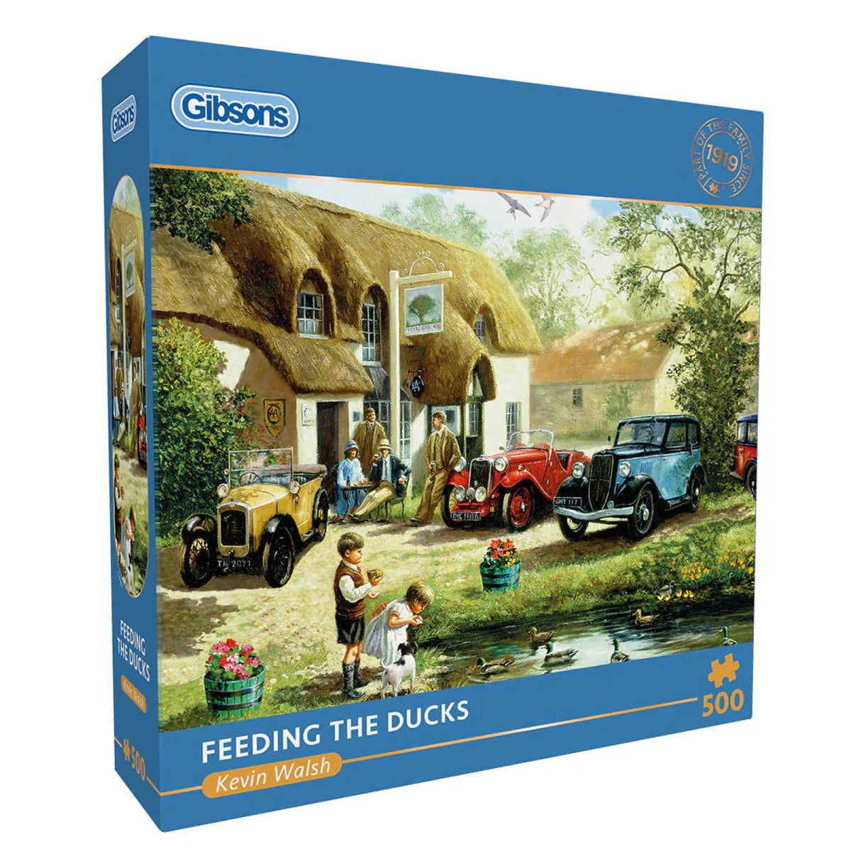 Gibsons Games 500 Piece Feeding The Ducks Jigsaw Puzzle