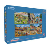 Gibsons Games 4 x 500 Piece Call The Vet Jigsaw Puzzles