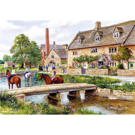 Gibsons Games 4 x 500 Piece Terry's Waterways Jigsaw Puzzles