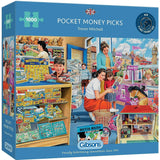 Gibsons Games 1000 Piece Pocket Money Picks Jigsaw Puzzle
