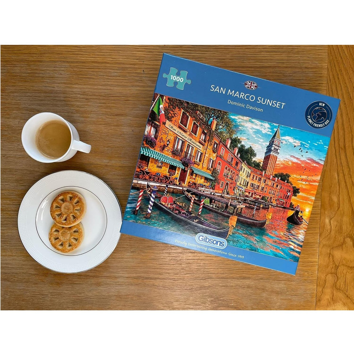 Gibsons Games 1000 Piece San Marco Sunset Jigsaw Puzzle