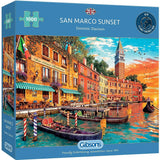 Gibsons Games 1000 Piece San Marco Sunset Jigsaw Puzzle