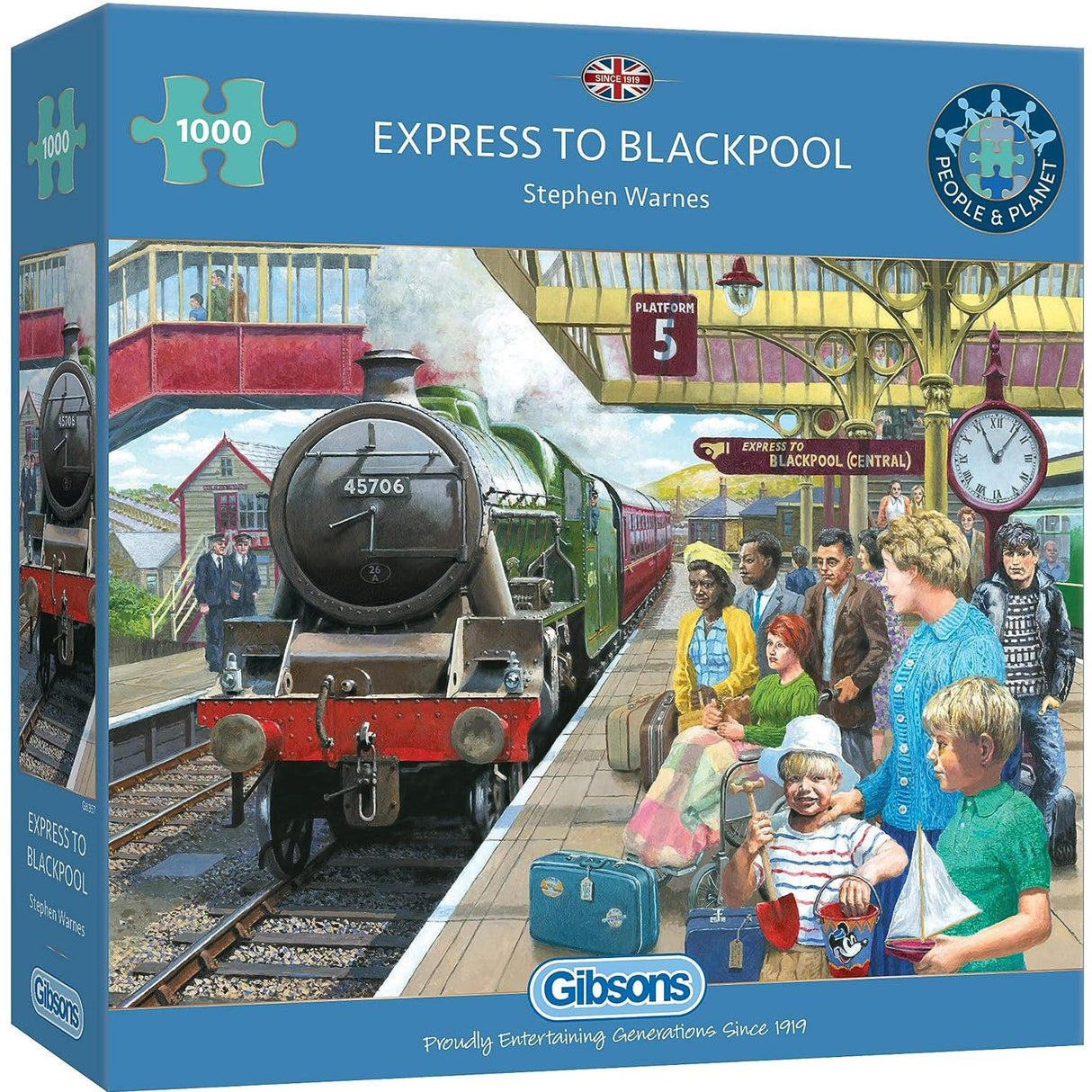 Gibsons Games 1000 Piece Express to Blackpool Jigsaw Puzzle